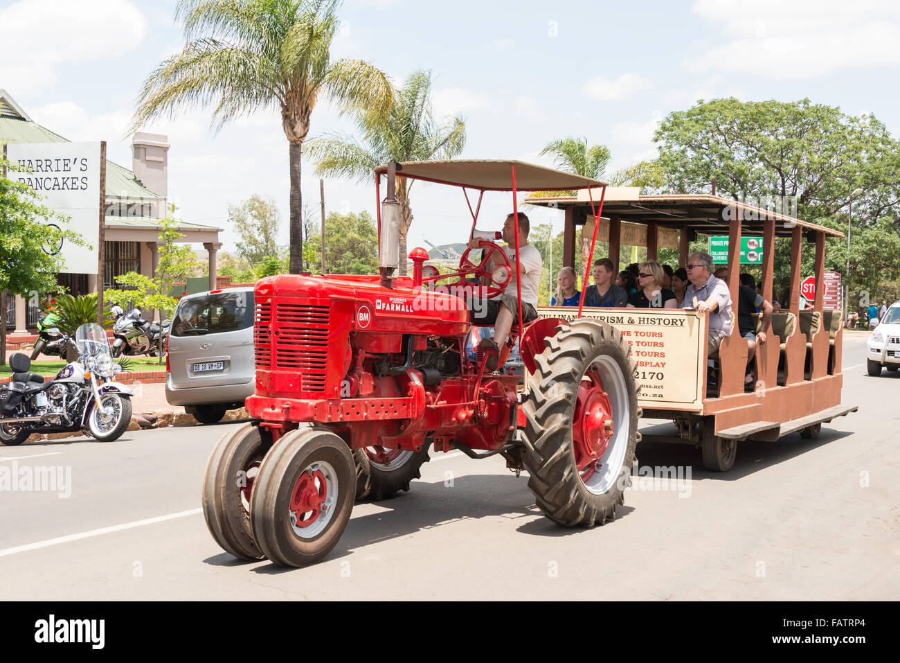 Il trattore village tour, Cullinan, città di Tshwane Metropolitan comune, provincia di Gauteng, Repubblica del Sud Africa Foto Stock