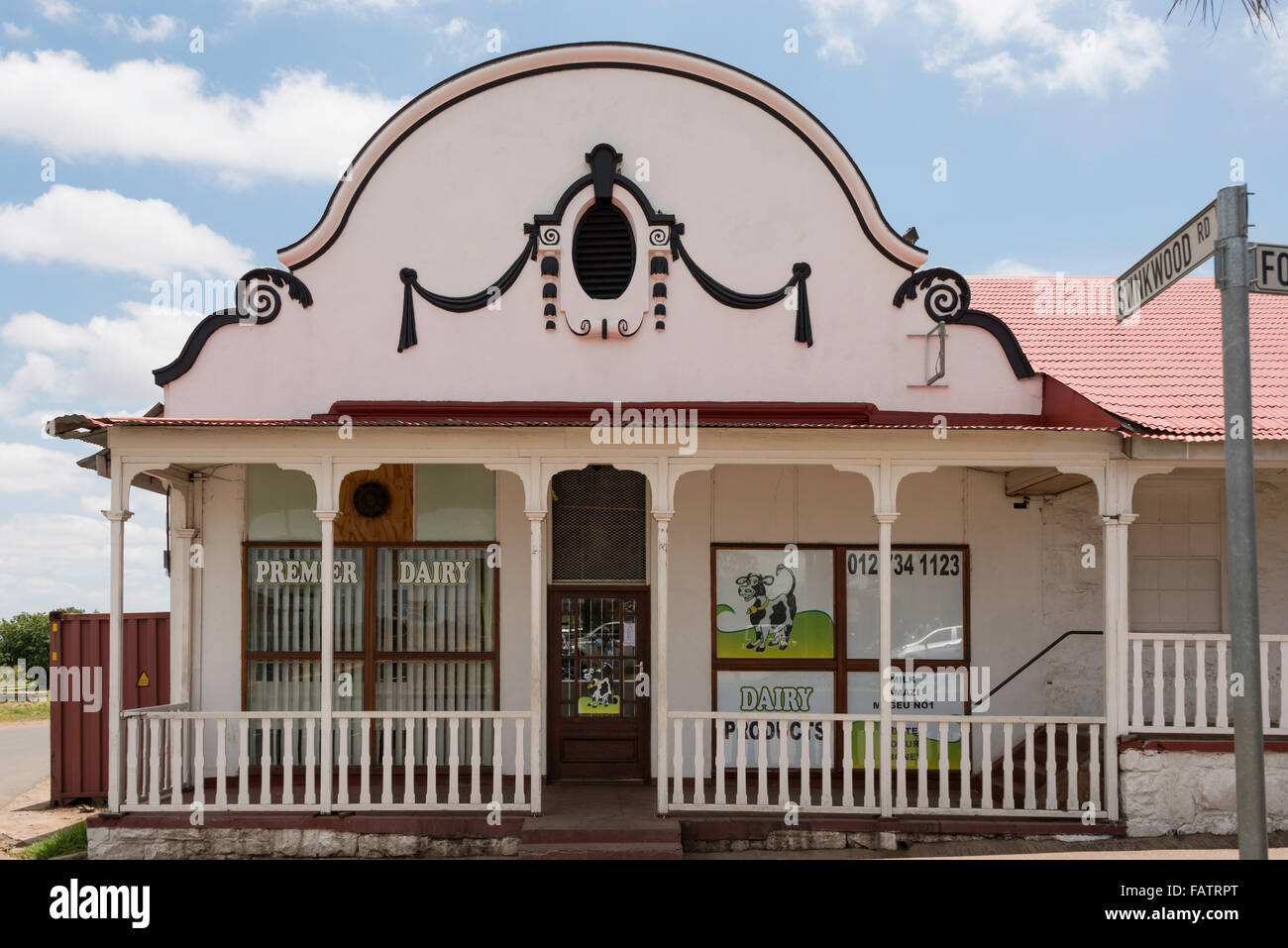 Storica cooperativa store, Oak Avenue, Cullinan, città di Tshwane comune, provincia di Gauteng, Repubblica del Sud Africa Foto Stock