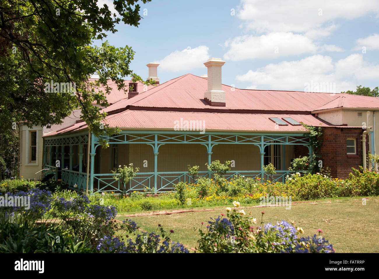 McHardy storico House & Garden, Oak Avenue, Cullinan, città di Tshwane comune, provincia di Gauteng, Repubblica del Sud Africa Foto Stock