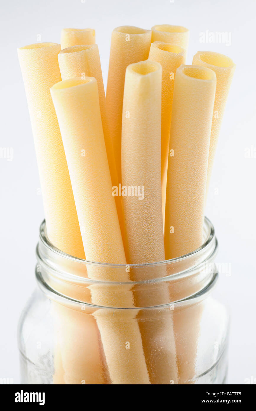Pasta di caramelle in jara di vetro Foto Stock