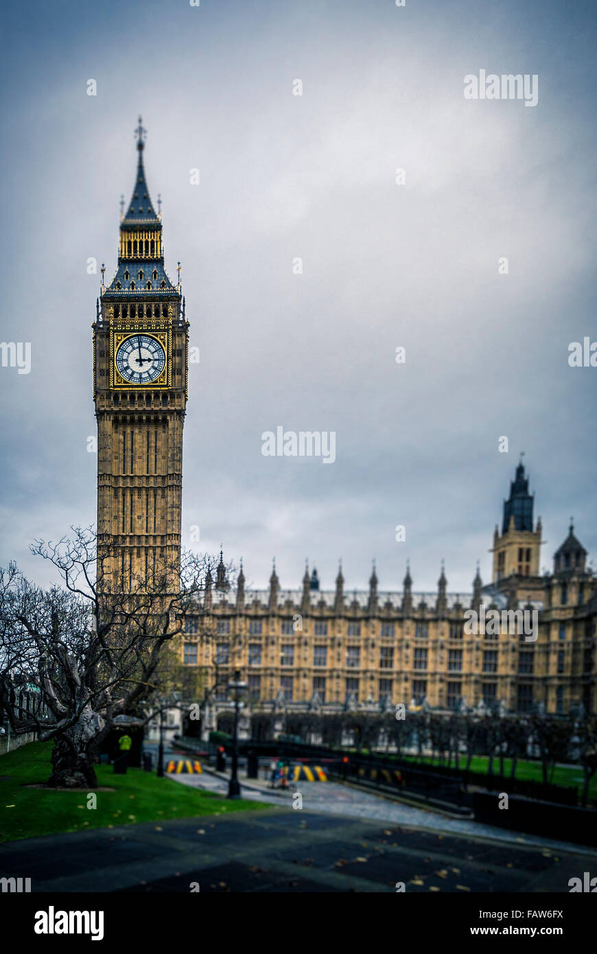 Il Big Ben e il Parlamento di Londra, Regno Unito. Foto Stock