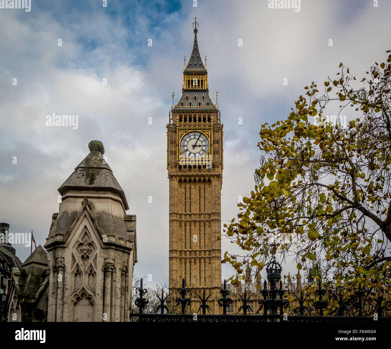 Il Big Ben e il Parlamento di Londra, Regno Unito. Foto Stock