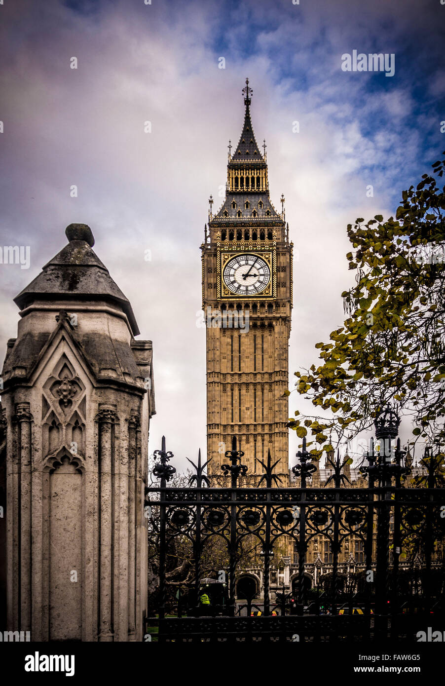 Il Big Ben e il Parlamento di Londra, Regno Unito. Foto Stock