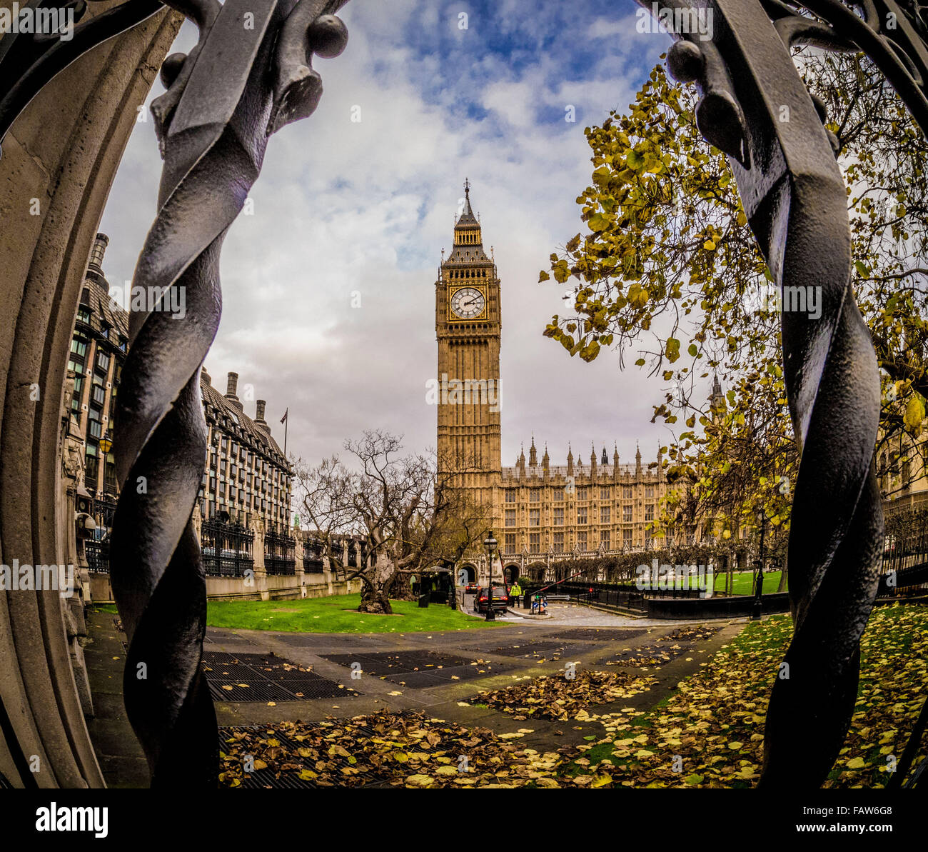 Il Big Ben e il Parlamento di Londra, Regno Unito. Foto Stock