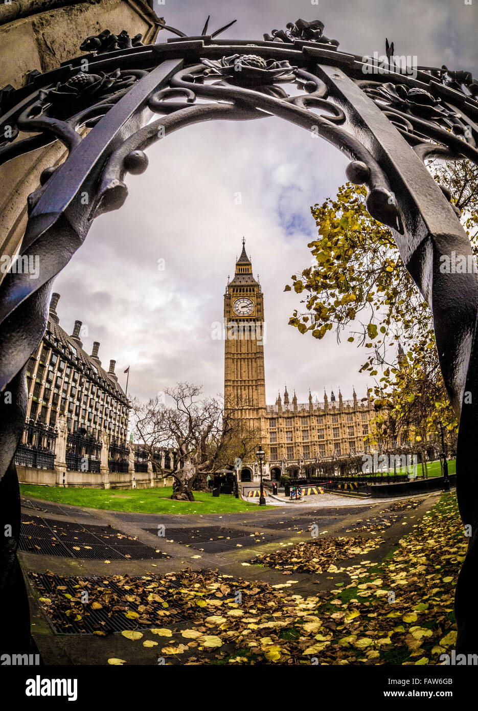 Il Big Ben e il Parlamento di Londra, Regno Unito. Foto Stock