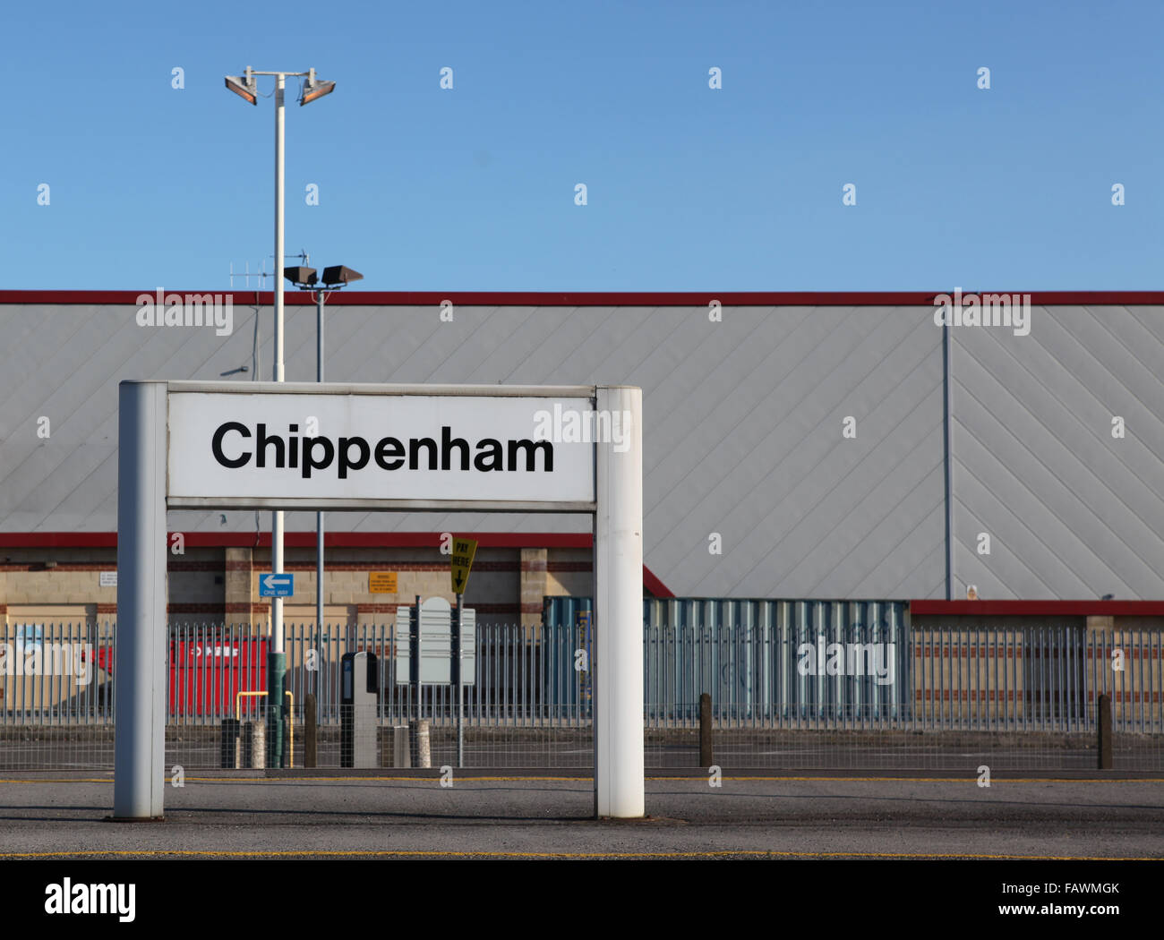 Chippenham stazione ferroviaria, Wiltshire, Regno Unito Foto Stock