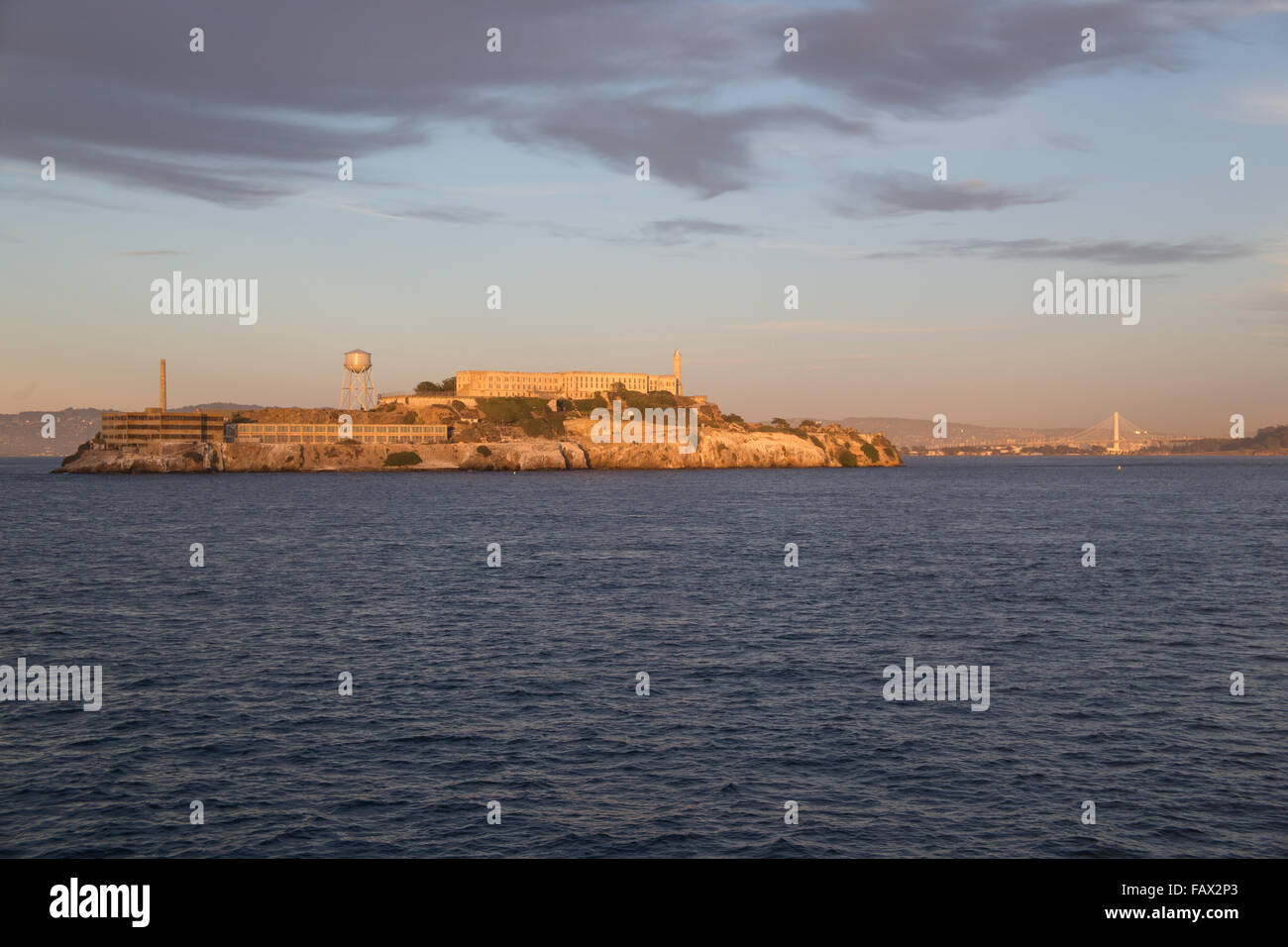 San Francisco e Isola di Alcatraz Foto Stock