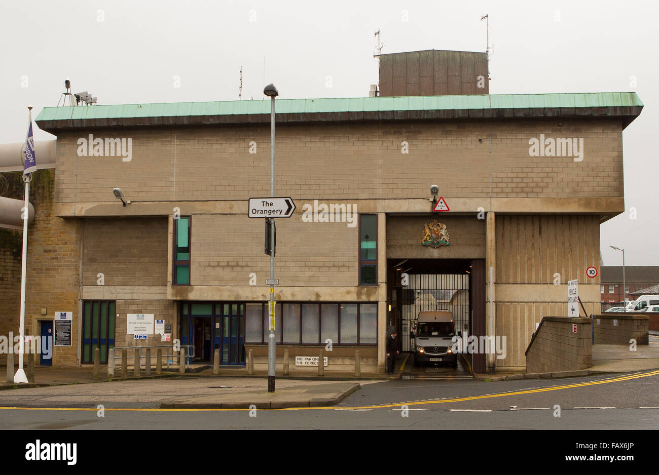 HMP Wakefield, sua maestà della prigione di Wakefield. Categoria di uomini del carcere Foto Stock