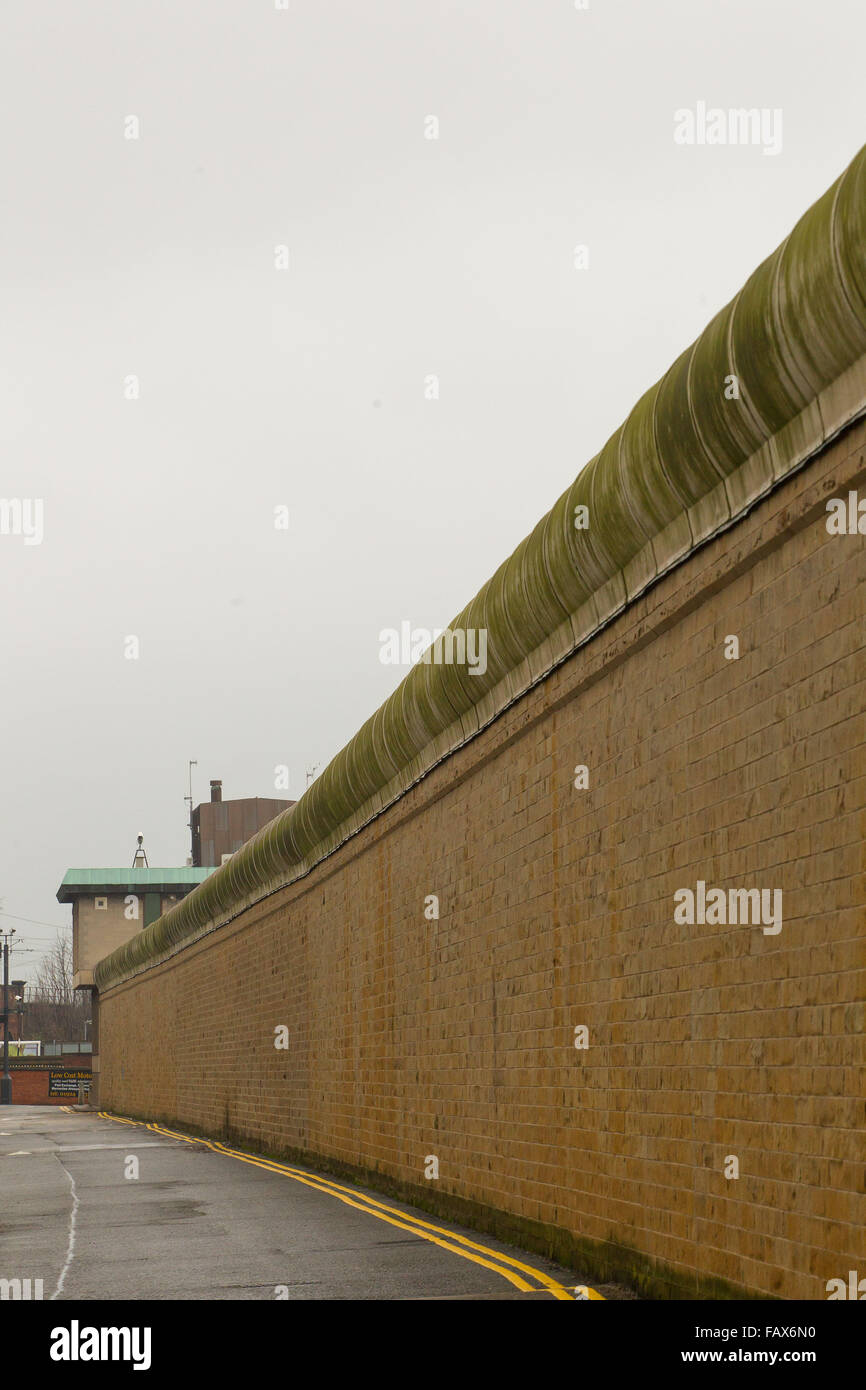 HMP Wakefield, sua maestà della prigione di Wakefield. Categoria di uomini del carcere Foto Stock