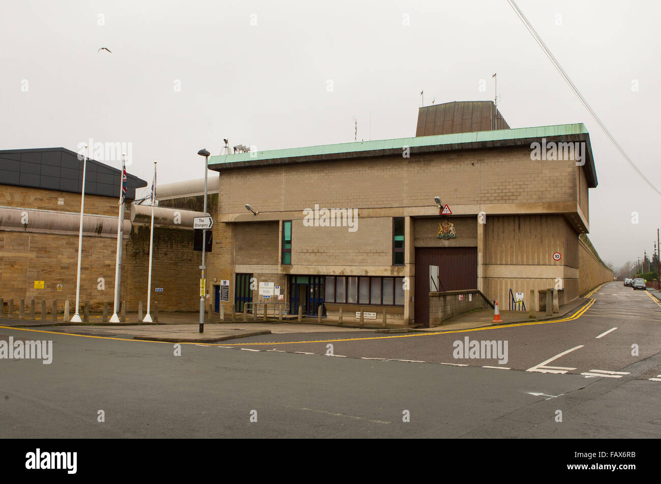 HMP Wakefield, sua maestà della prigione di Wakefield. Categoria di uomini del carcere Foto Stock