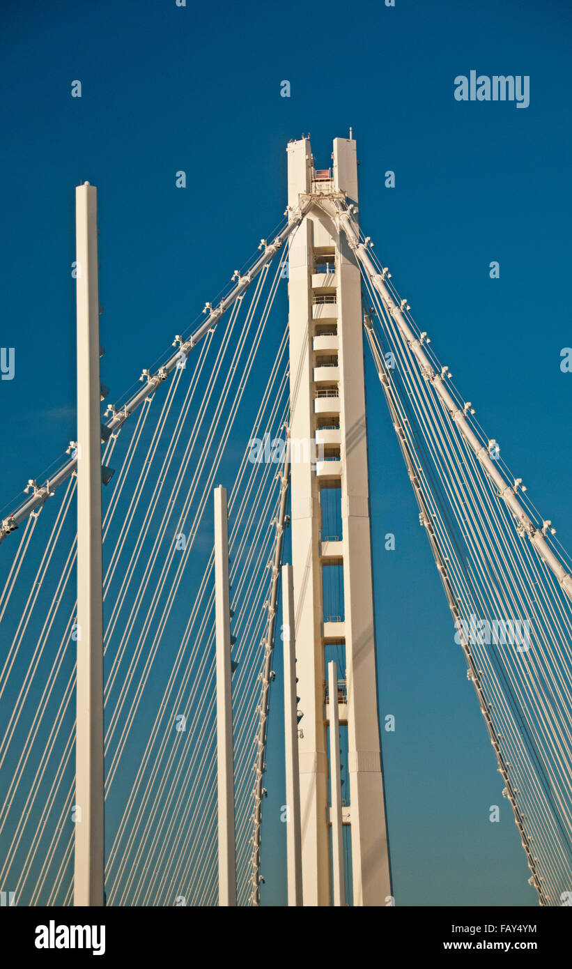 La Eastern span del San Francisco-Oakland Bay Bridge, denominato Willie Brown span Foto Stock