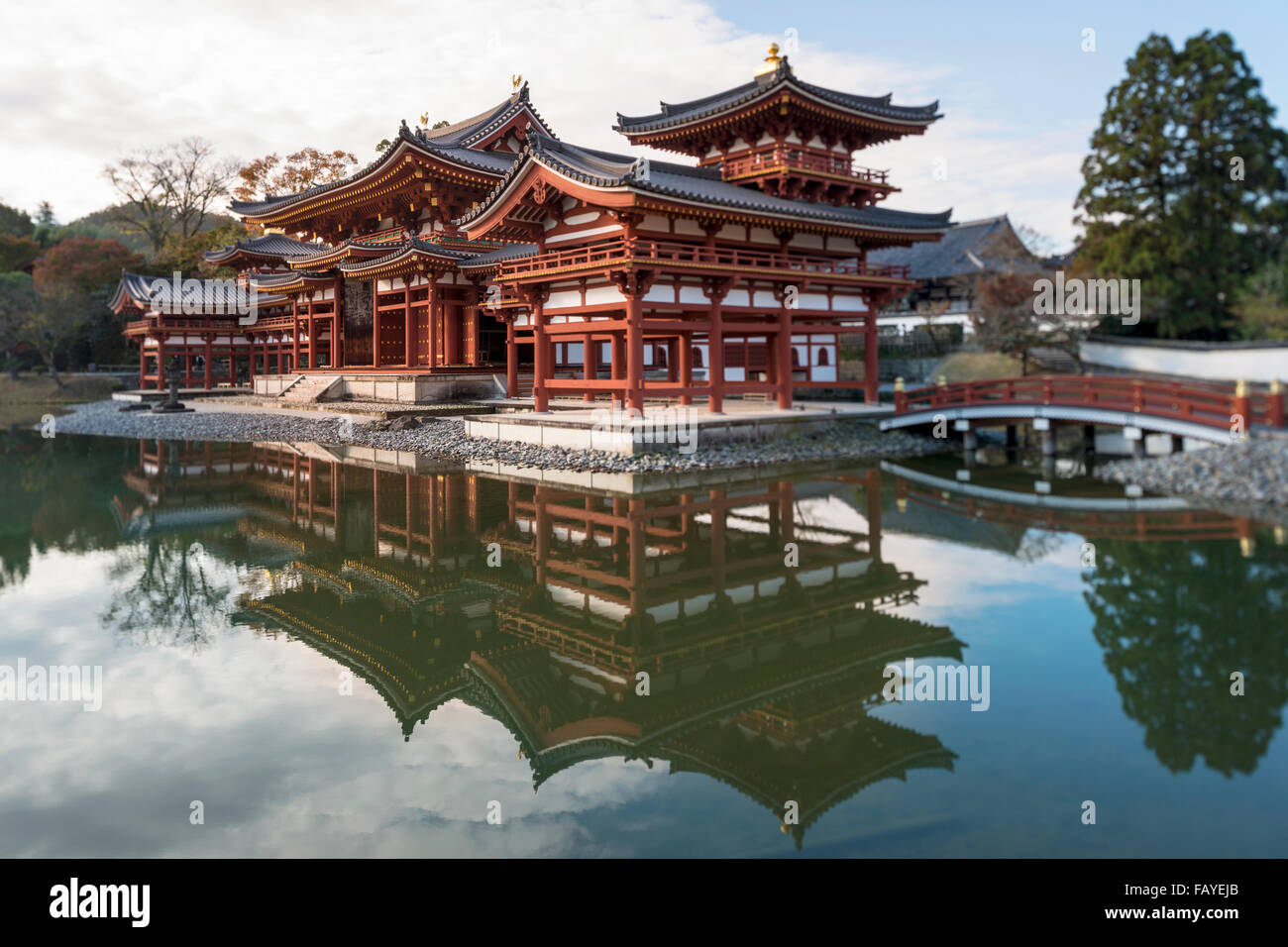 Byodoin Temple di Uji, nei pressi di Kyoto in Giappone. Foto Stock
