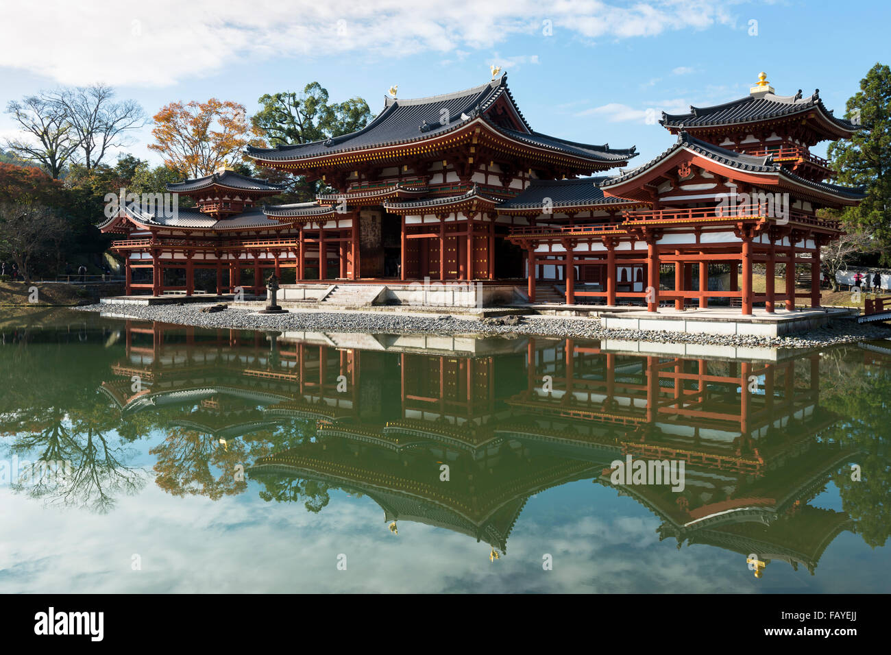 Byodoin Temple di Uji, nei pressi di Kyoto in Giappone. Foto Stock