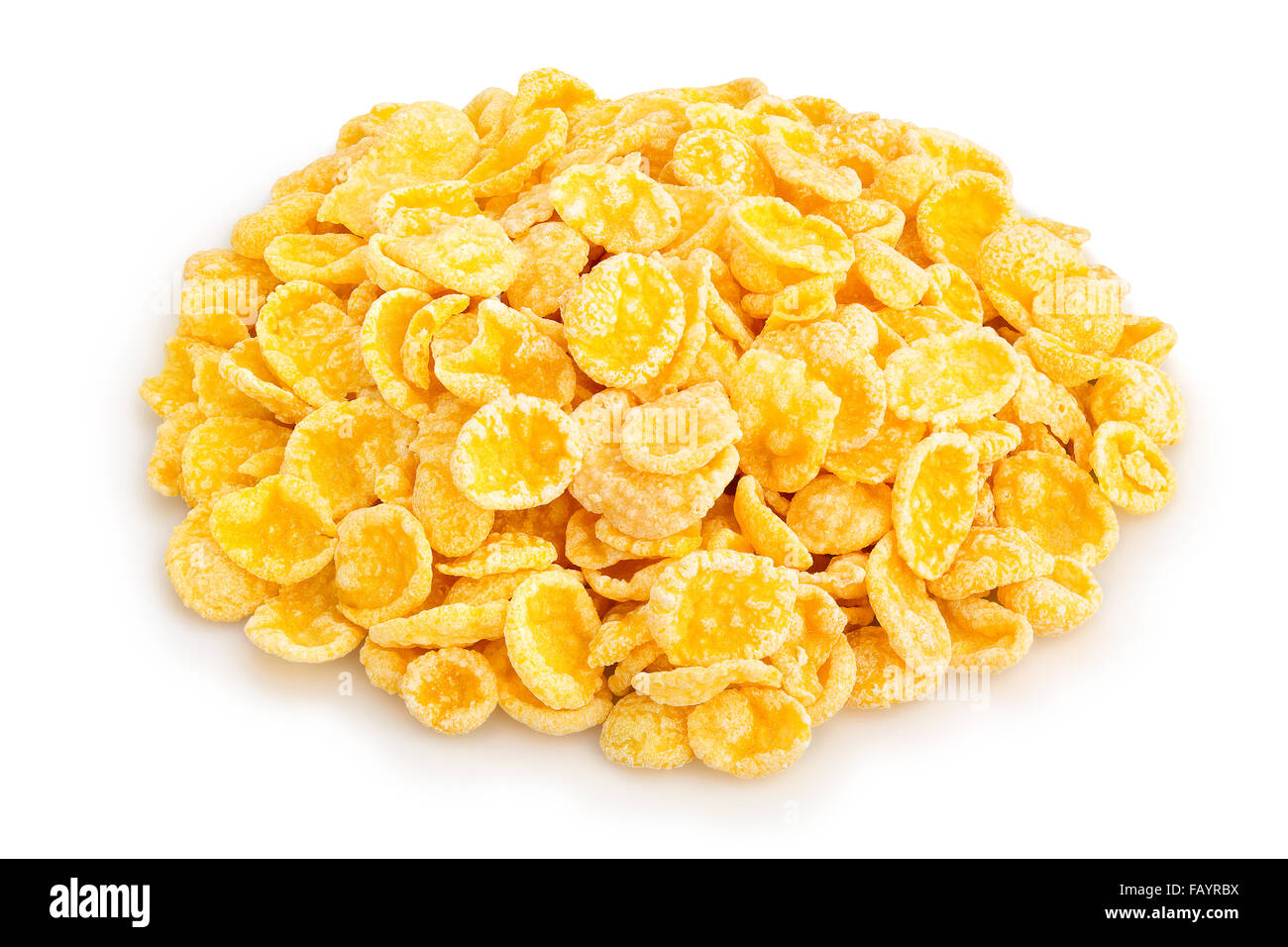 Corn flakes isolato Foto Stock