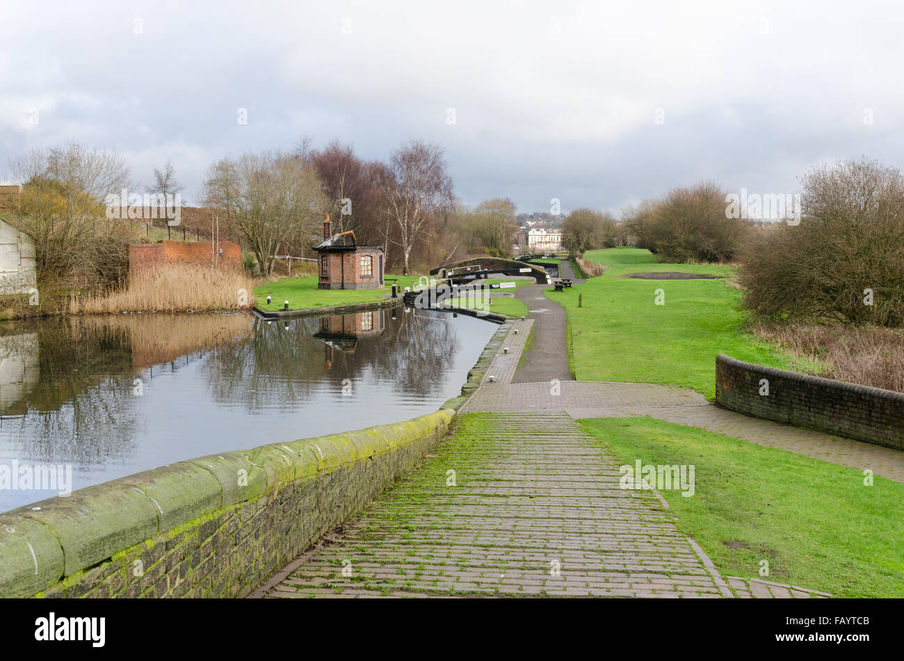 Il Smethwick si blocca sulla James Canal Danielle in Smethwick, West Midlands Foto Stock