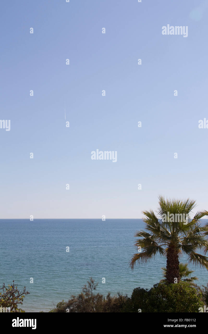 Spiaggia di Praia de Santa Eulalia, nei pressi di Albufeira, Algarve, PORTOGALLO Foto Stock