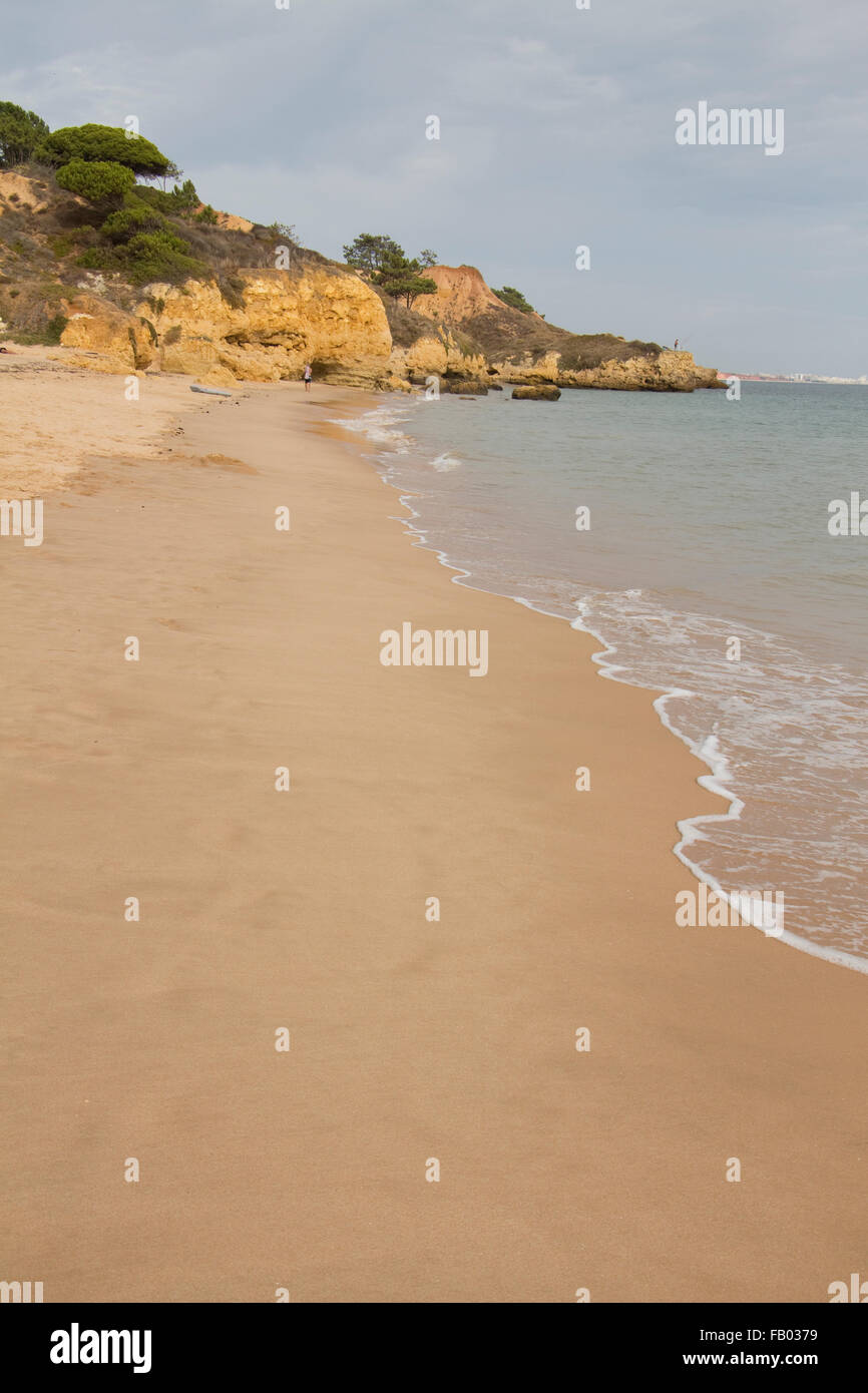 Spiaggia di praia de santa eulalia, nei pressi di Albufeira, Algarve, PORTOGALLO Foto Stock