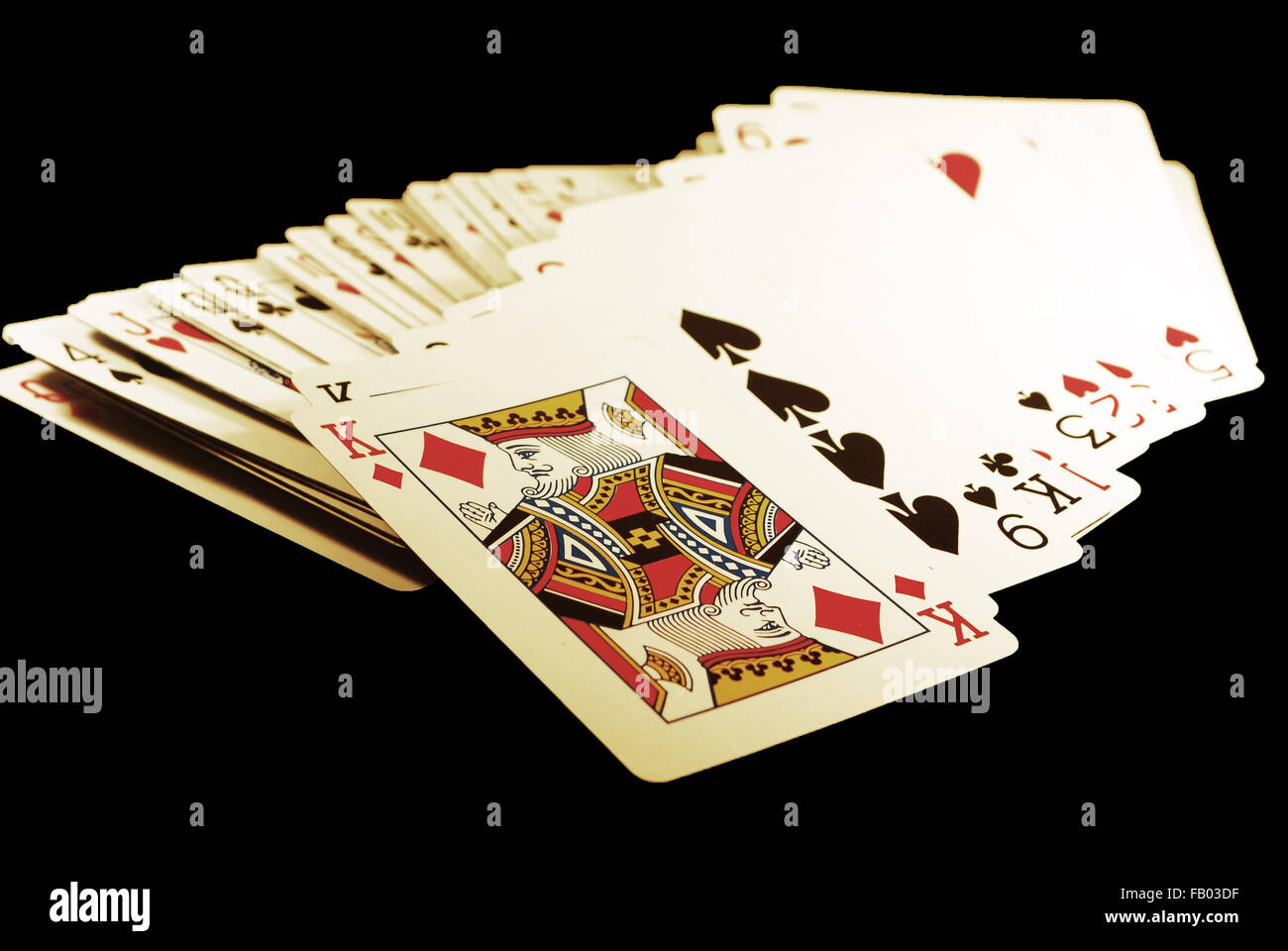Schede,il gioco d'azzardo,mazzo di carte,Re,re di diamanti,giochi di carte Foto Stock