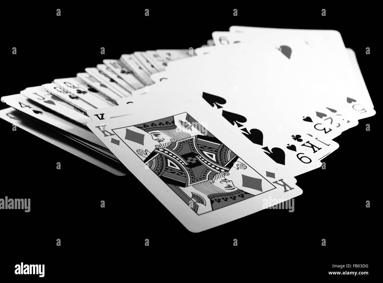 Schede,il gioco d'azzardo,mazzo di carte,Re,re di diamanti,giochi di carte Foto Stock