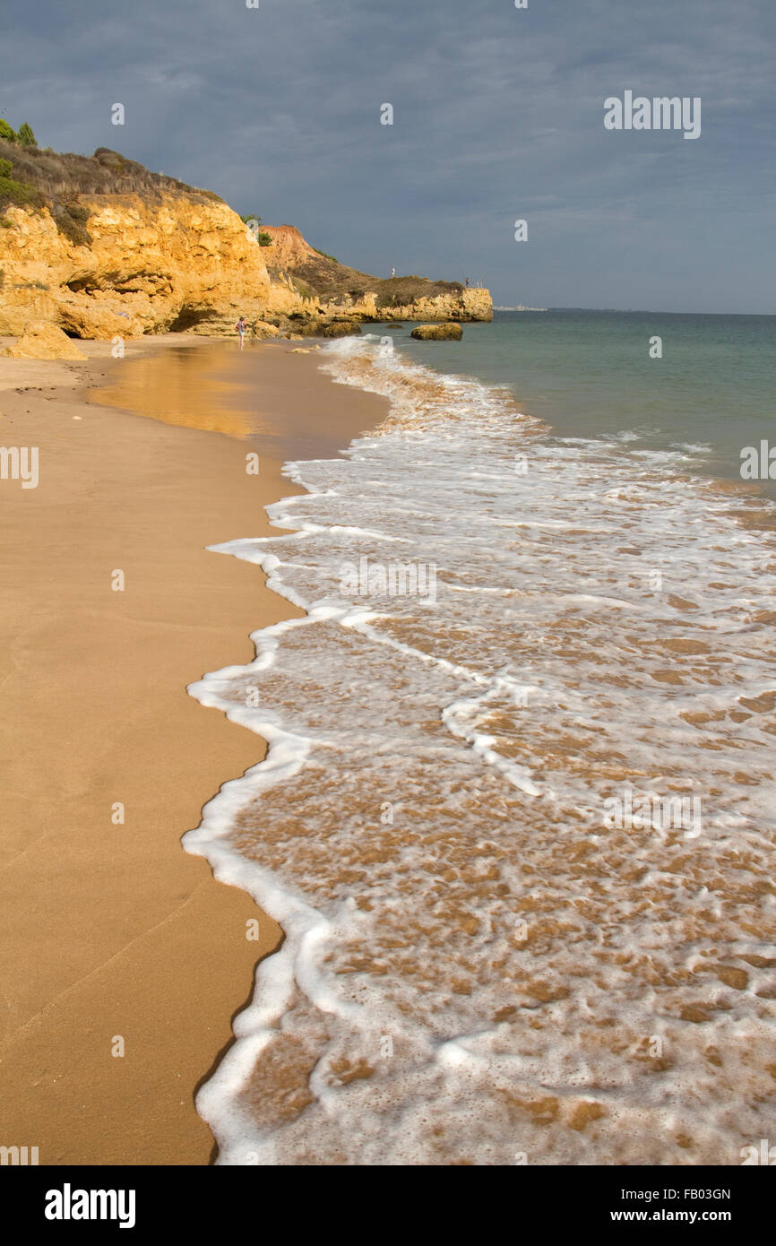 Spiaggia di praia de santa eulalia, nei pressi di Albufeira, Algarve, PORTOGALLO Foto Stock