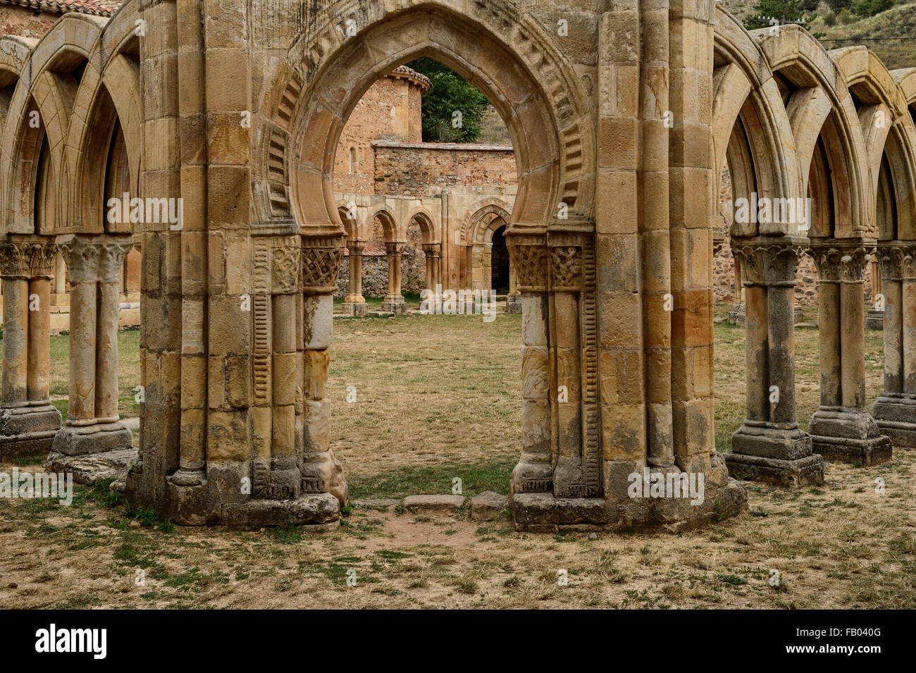 Monastero di San Juan de Duero Foto Stock