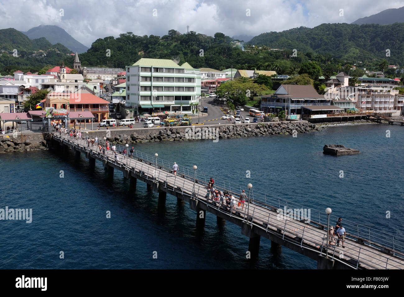 Dominica nei Caraibi Foto Stock