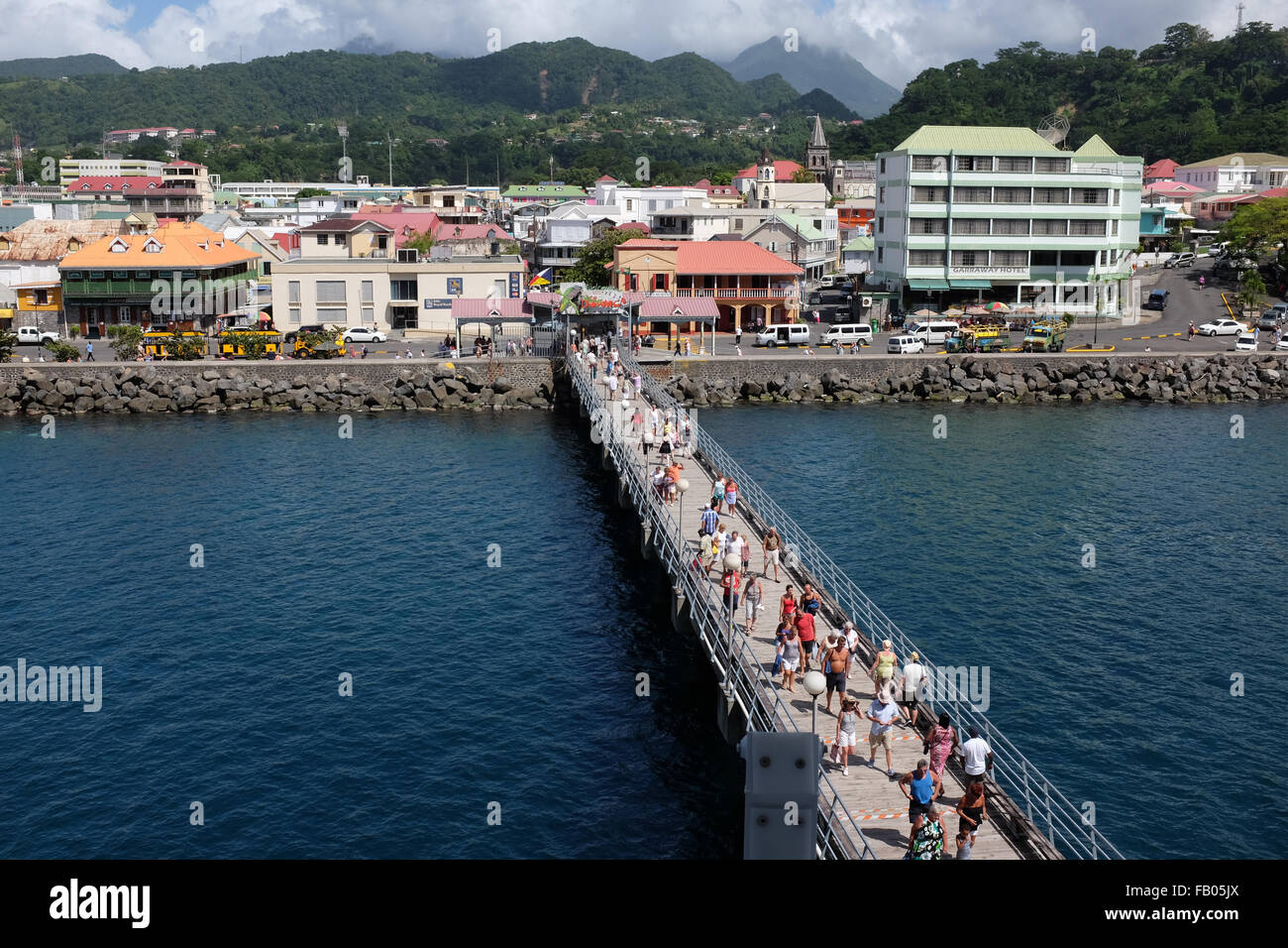 Dominica nei Caraibi Foto Stock