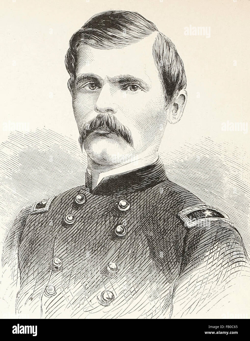 Generale George Crockett forte, un' Unione generale di brigata nella guerra civile americana. Foto Stock