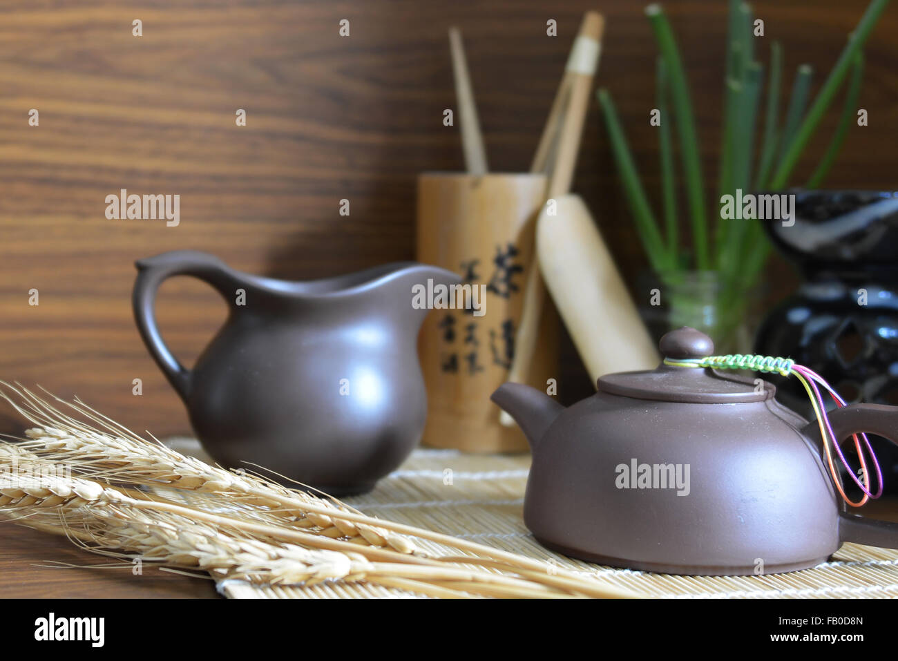 Tazza di tè, Cina, porcellana,frumento Foto Stock