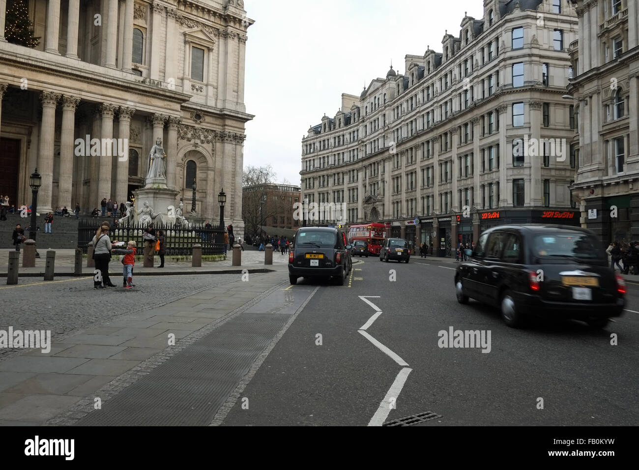 Vista stradale Westminster London Regno Unito Foto Stock
