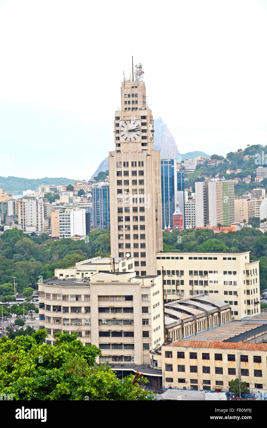 Quartiere degli affari centrale di Rio de Janeiro in Brasile Foto Stock
