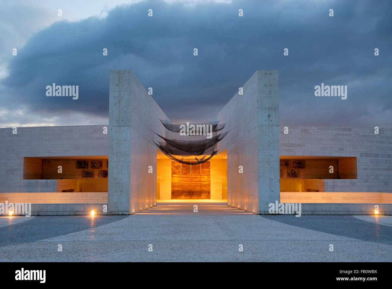 Igreja de Santissima Trindade (Chiesa della Santissima Trinità), Fatima, Beira Litoral, Portogallo Foto Stock