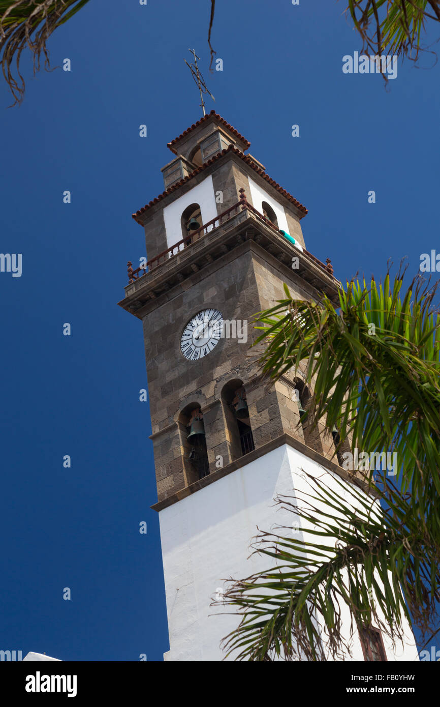 Chiesa di Nuestra Señora de los Remedios, a Buenavista del Norte, Tenerife Foto Stock