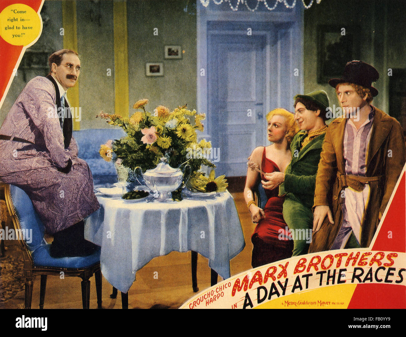 Una giornata di gare 1937 MGM film con il Marx vi dà fastidio e Esther Muir Foto Stock