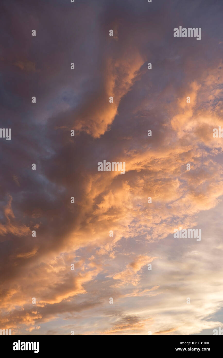 Cloudscape al tramonto Foto Stock