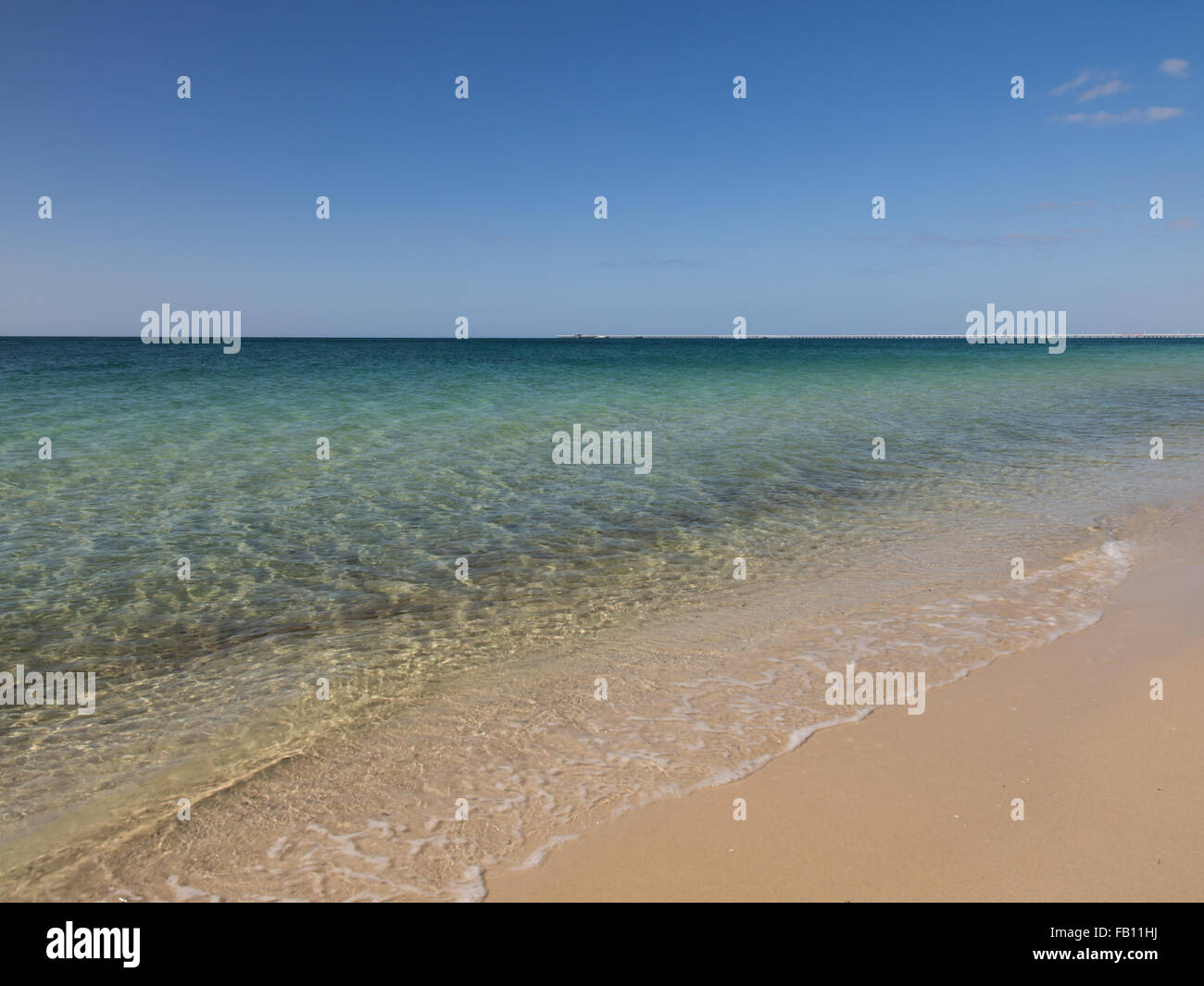 Spiaggia perfetta, Geographe Bay, Busselton, Australia occidentale Foto Stock