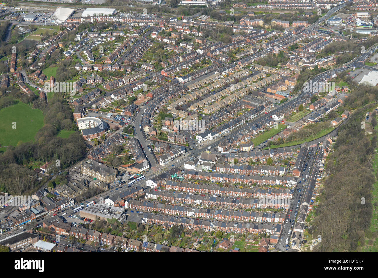 La zona di Meadowhead in Sheffield South Yorkshire Foto Stock