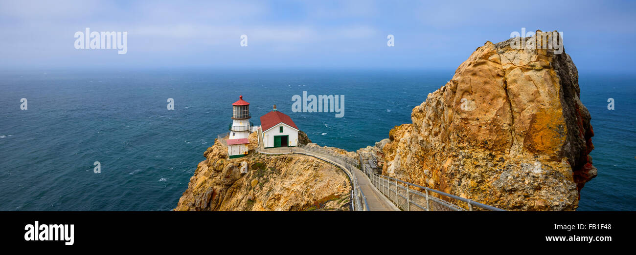 Point Reyes Lighthouse Foto Stock