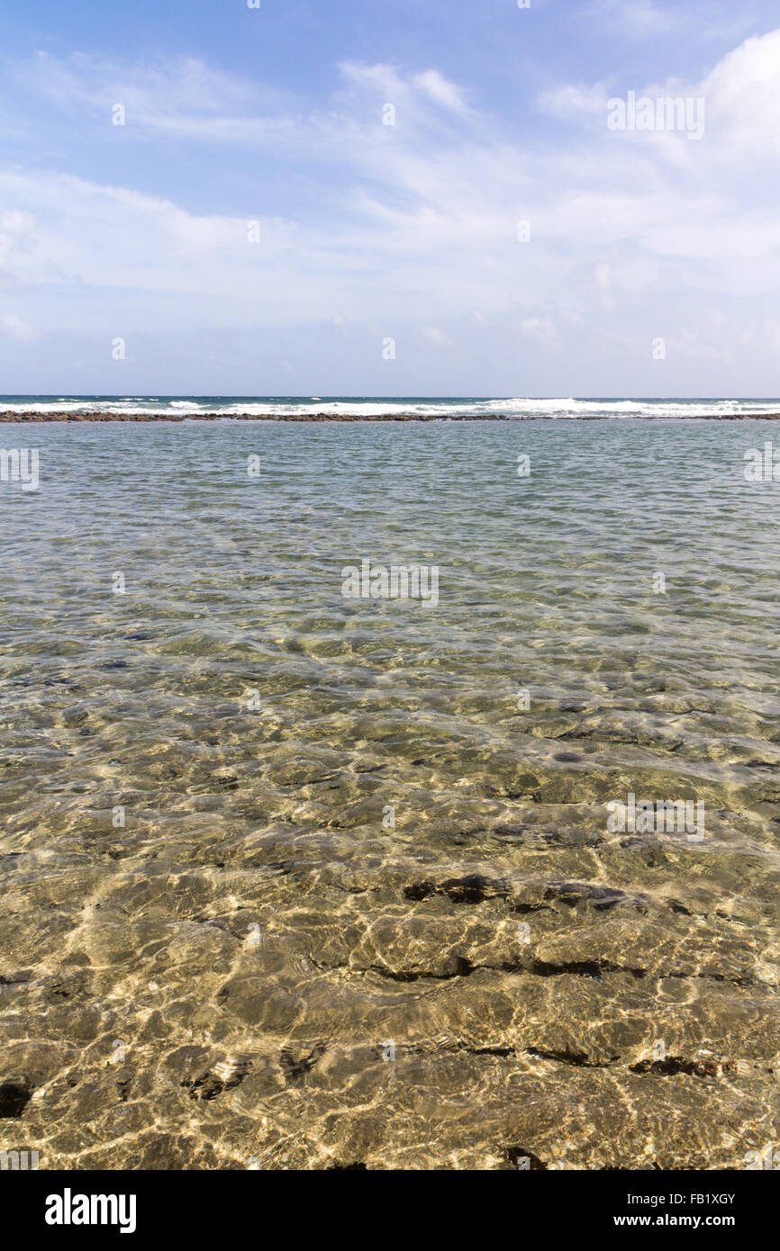 Jensen Beach Florida acqua paesaggio verticale Foto Stock