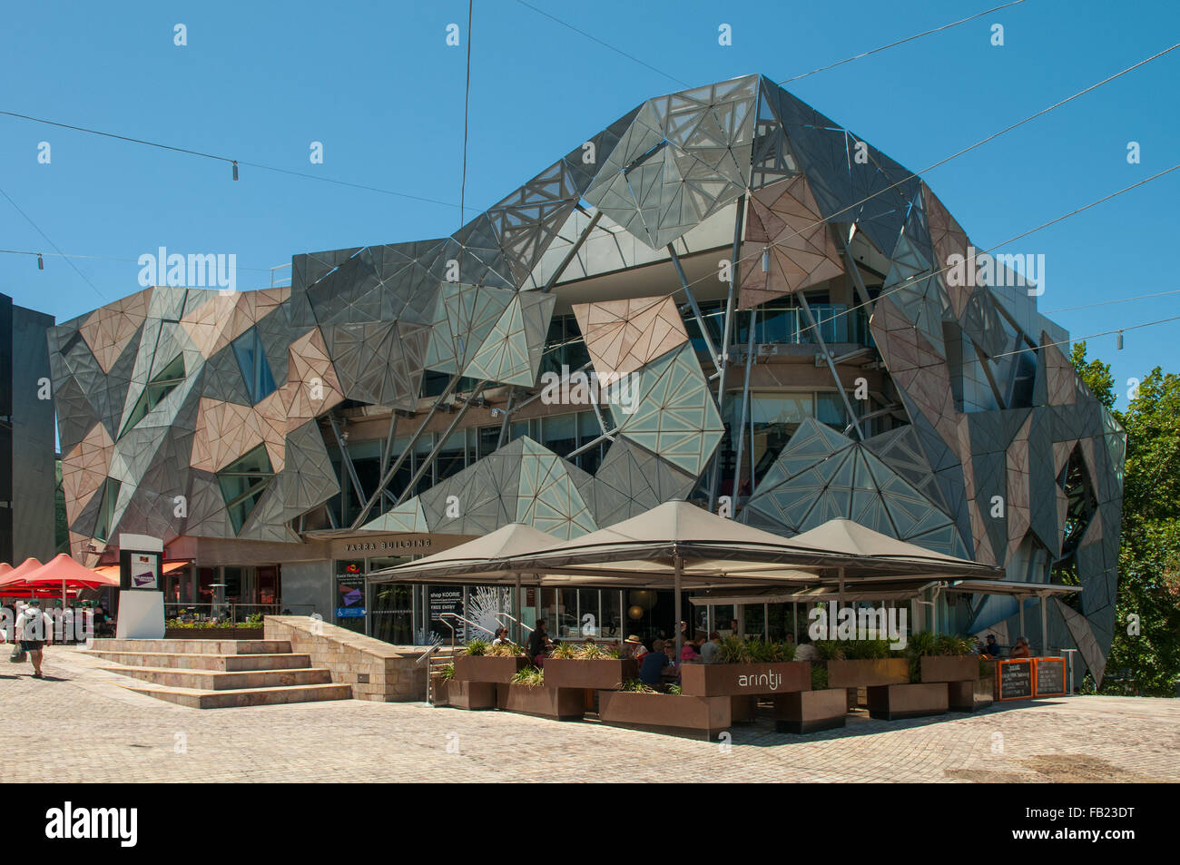 Federation Square, Melbourne, Victoria, Australia Foto Stock