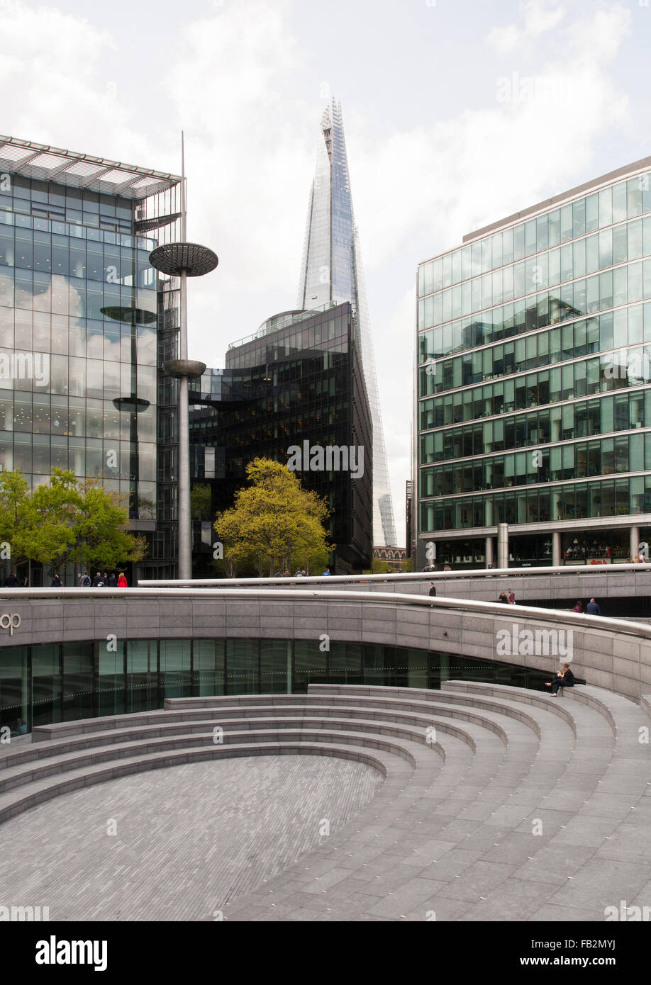 Londra, più Londra Büro und Geschäftshäuser westlich der MUNICIPIO Foto Stock