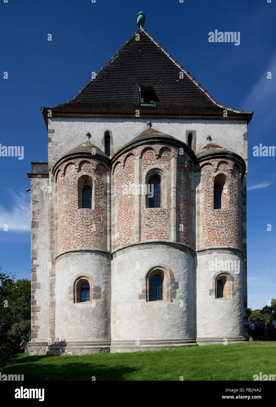 Landsberg bei Halle, Romanische Doppelkapelle Foto Stock