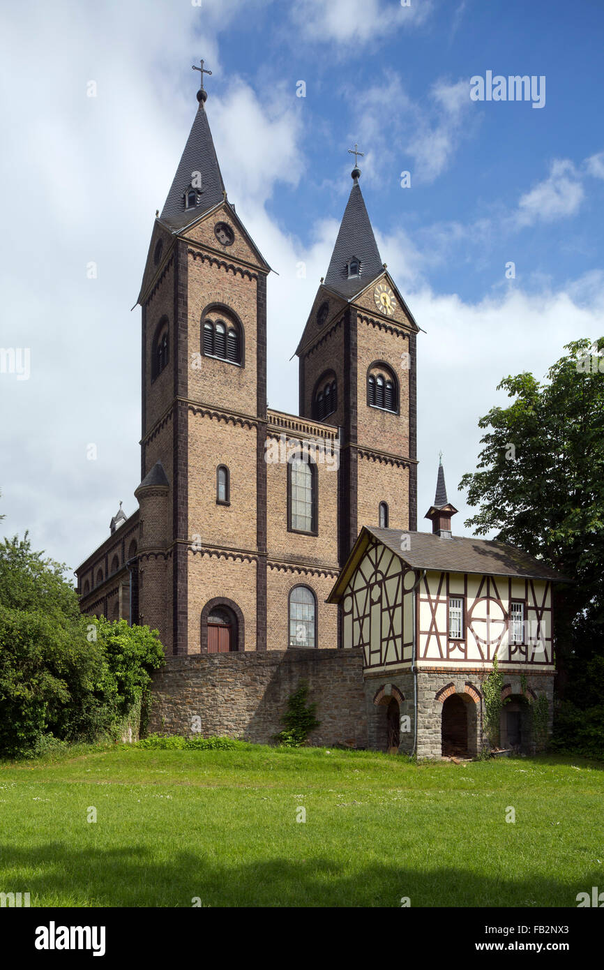 Koblenz-Arenberg, Passionsgarten Pfarrer-Kraus-Anlagen Foto Stock