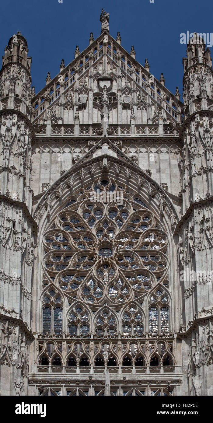 Presso lo stabilimento di Beauvais, Kathedrale von Saint Pierre in Beauvais, Cathédrale Saint-Pierre Foto Stock