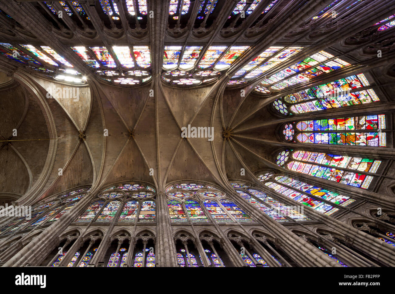 Saint-Denis, Kathedrale Foto Stock