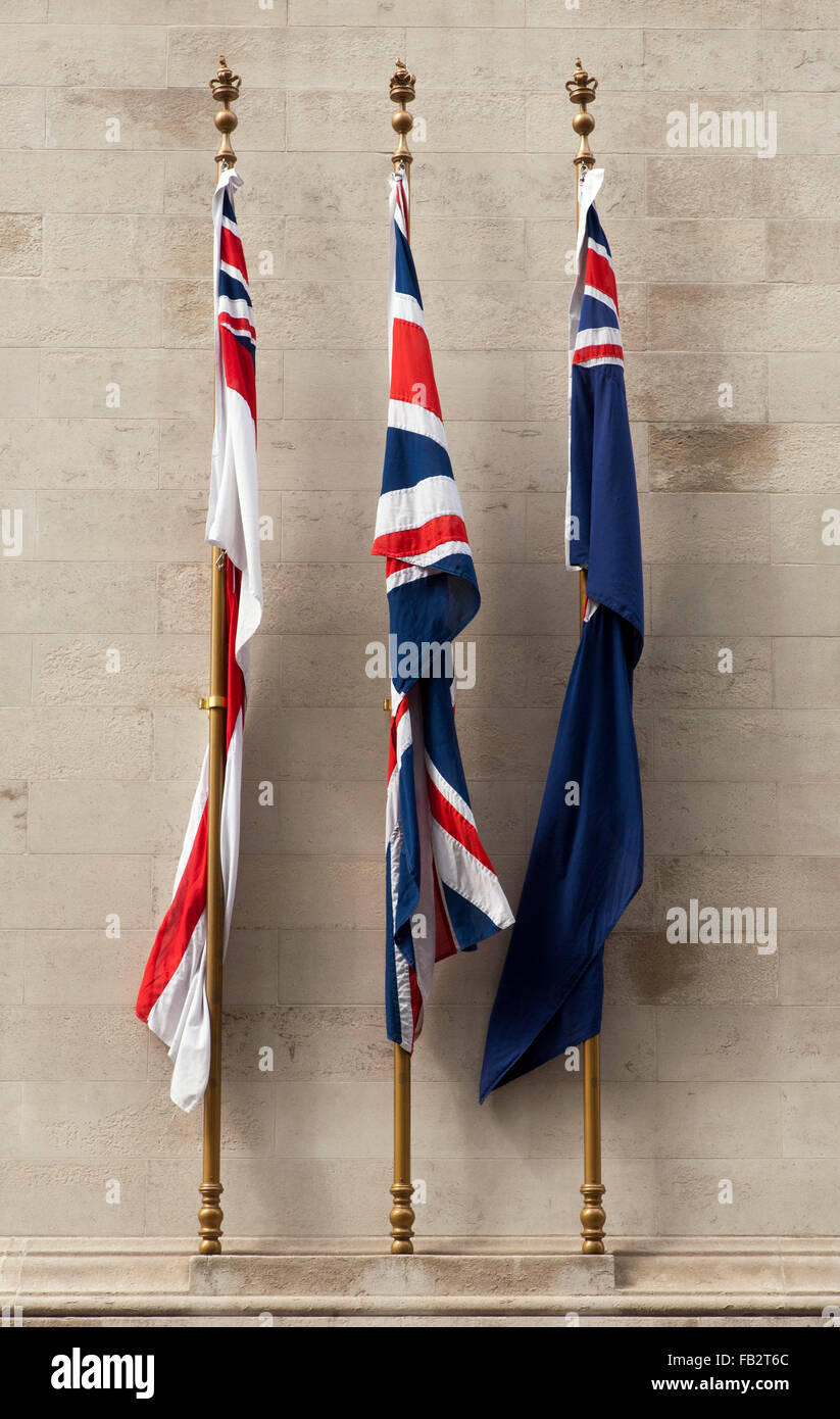 Londra, Whitehall, Kriegerdenkmal vor dem Commonwealth-Office Foto Stock