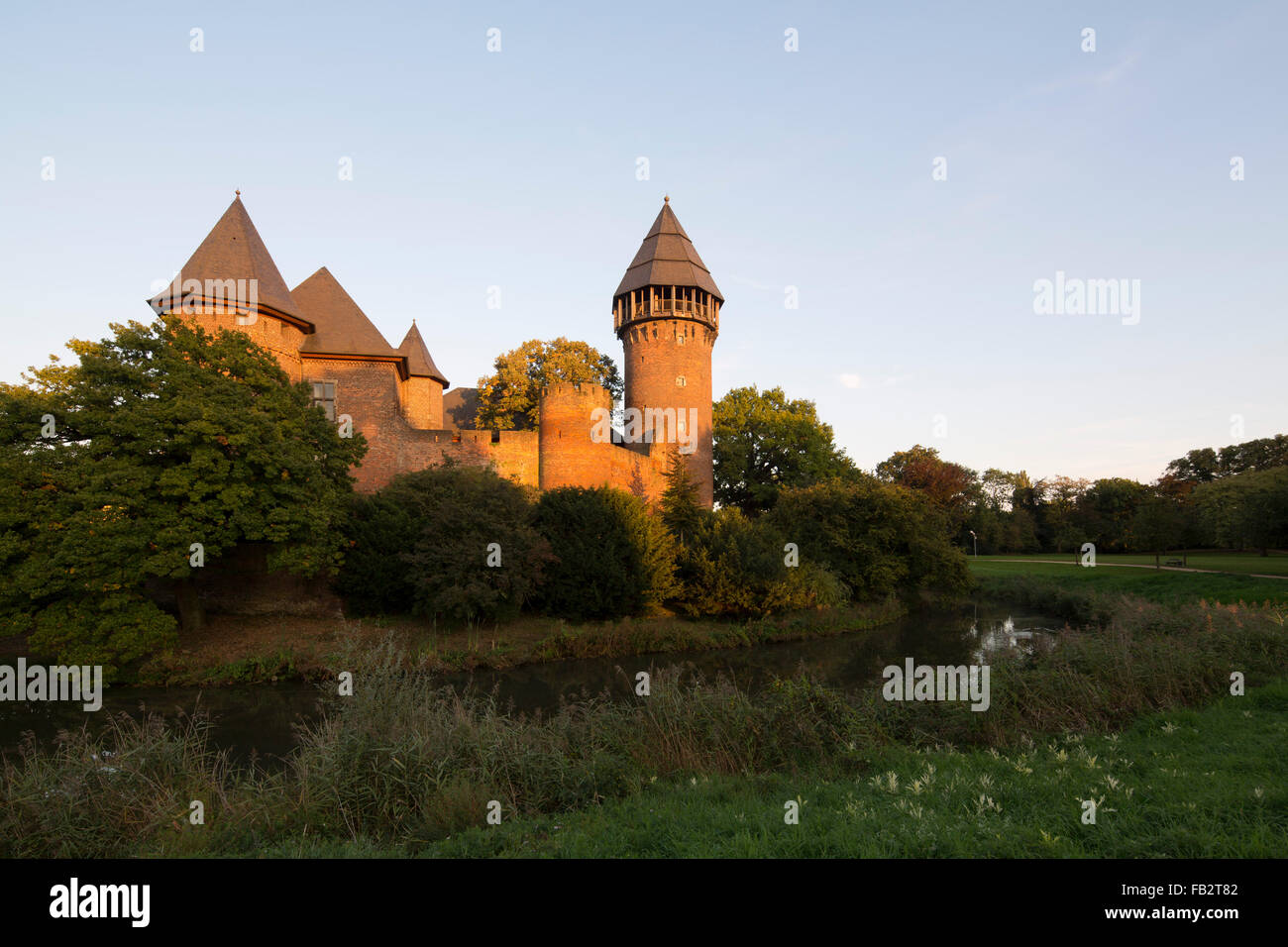 Krefeld, Burg Linn Foto Stock