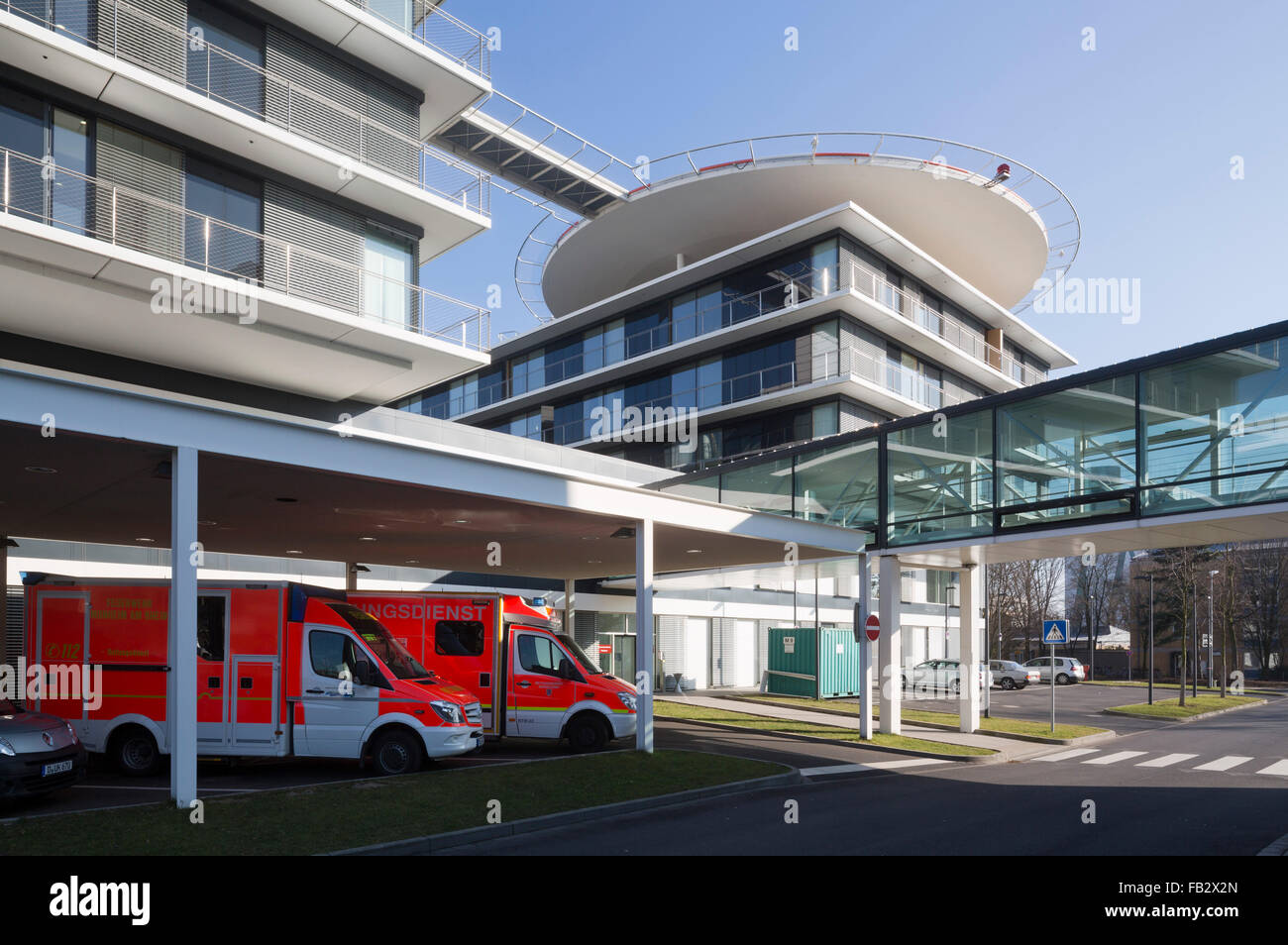 Düsseldorf, Heinrich-Heine-Universität, Uni-Klinik, Universitätsklinikum Foto Stock