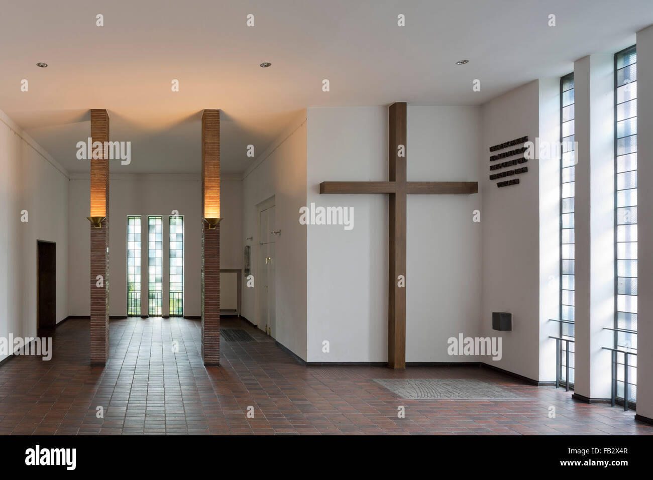 Düsseldorf, Matthäikirche, Vorhalle Foto Stock