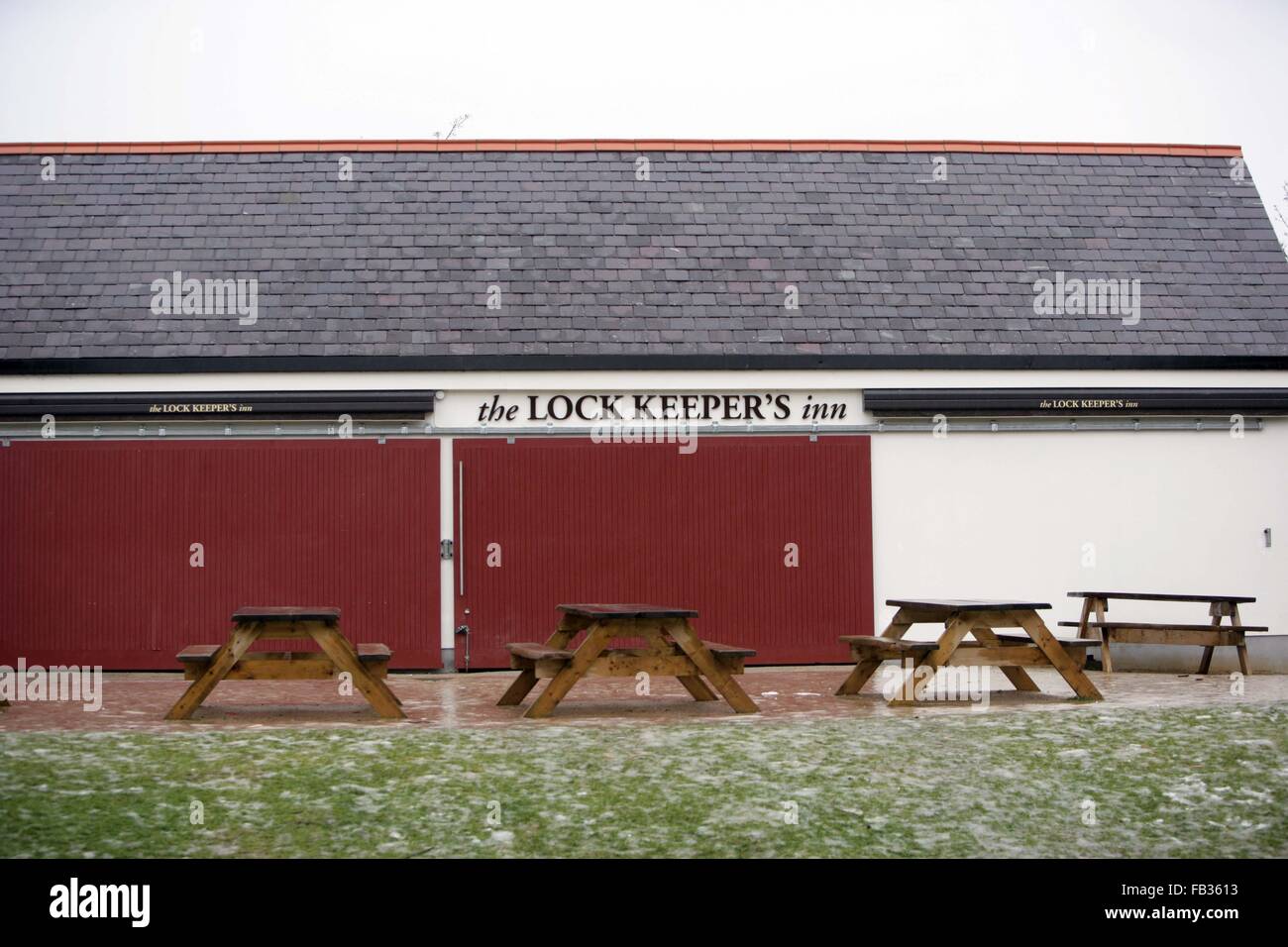 Il Lockkeeper's inn che Iris Robinson ha ottenuto 50.000 sterline da due sviluppatori di proprietà per il suo 19-anno-vecchio amante, Kirk McCambley Foto Stock
